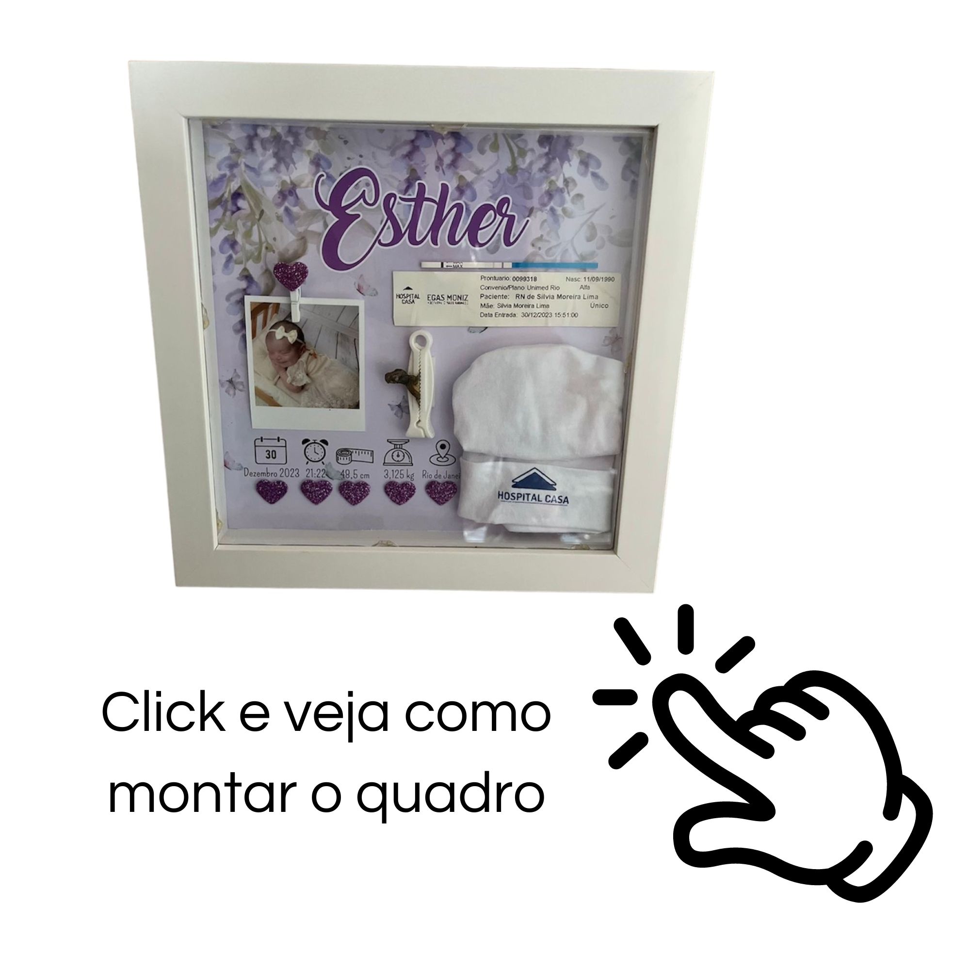Montagem quadro 21x30cm